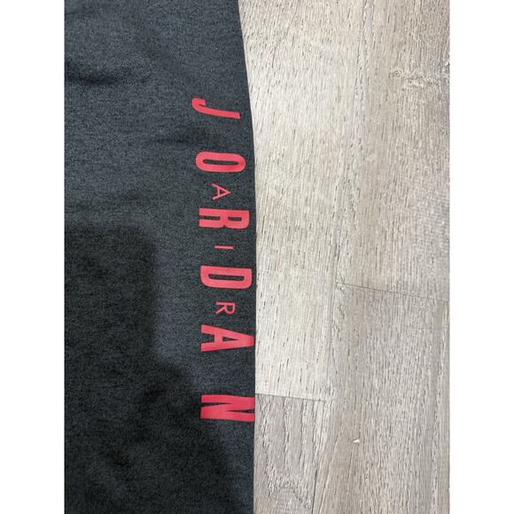 NWT Nike Air Jordan Toddler Boys Jogger Sweat Pants Dri FIT Black HTHR Red 4T - Picture 2 of 4